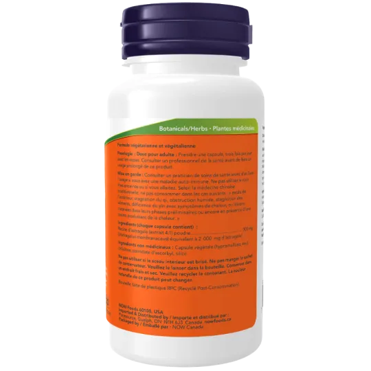 NOW Foods Astragalus Extract 500 mg, 90 Veg Capsules | Unbeatable Prices, Daily Deals | VITASHOP