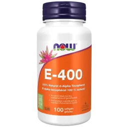 E-400 UI 100% Naturel d-Alpha Tocophéryle, 100 gélules | Safest & Easiest Shopping Vitamins Online | VITASHOP