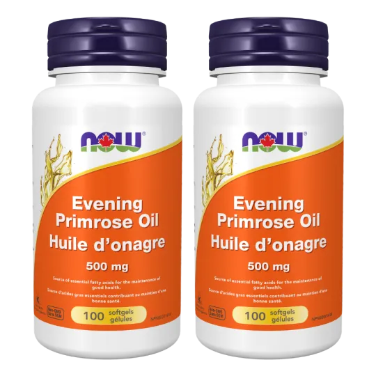 NOW Foods [2 for Deal] Evening Primrose Oil 500 mg, 100 Softgels | Unbeatable Prices, Daily Deals | VITASHOP