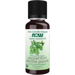 NOW Foods Organic Peppermint Oil, 30 mL | Unbeatable Prices, Daily Deals | VITASHOP