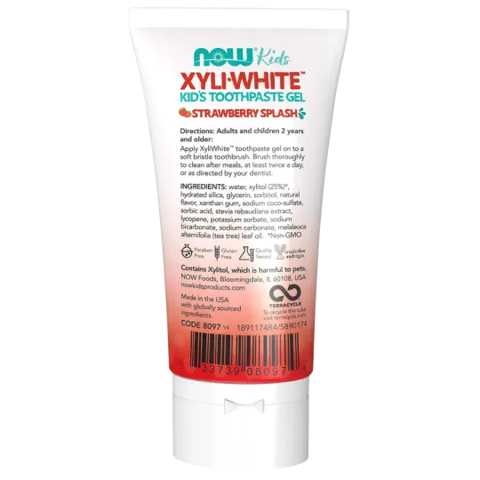 NOW Foods Kids Xyliwhite Toothpaste Gel Strawberry, 85 g | Unbeatable Prices, Daily Deals | VITASHOP