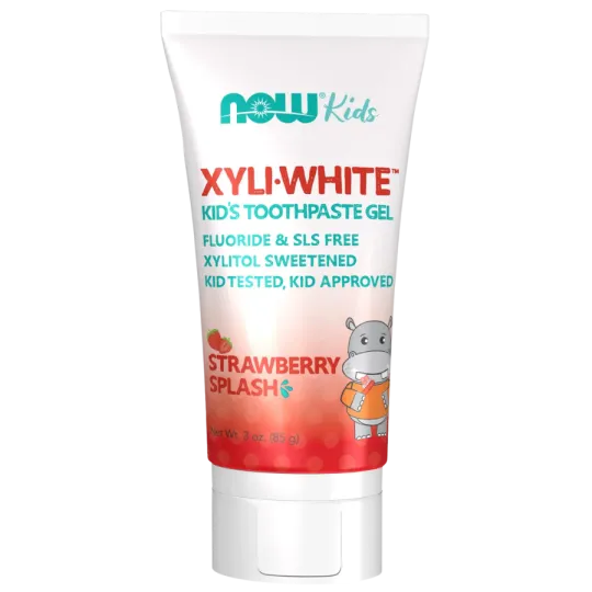 NOW Foods Kids Xyliwhite Toothpaste Gel Strawberry, 85 g | Unbeatable Prices, Daily Deals | VITASHOP
