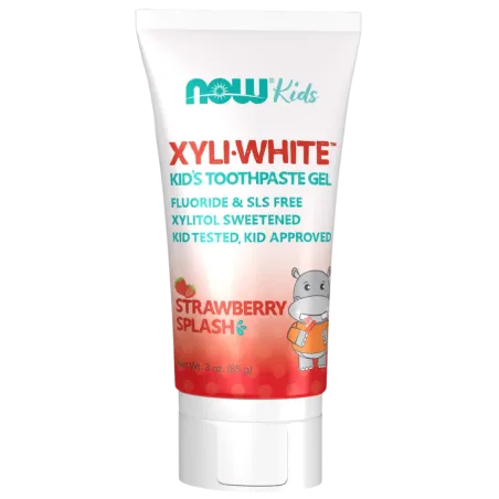 NOW Foods Kids Xyliwhite Toothpaste Gel Strawberry, 85 g | Unbeatable Prices, Daily Deals | VITASHOP
