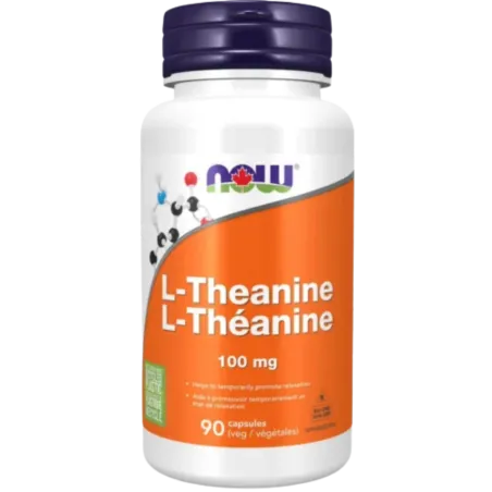 NOW Foods 나우 푸드 L-테아닌 100 mg, 90 캡슐 | 매일 업데이트되는 특가 상품 | VITASHOP