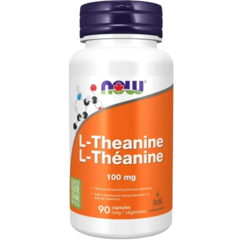 NOW Foods 나우 푸드 L-테아닌 100 mg, 90 캡슐 | 매일 업데이트되는 특가 상품 | VITASHOP