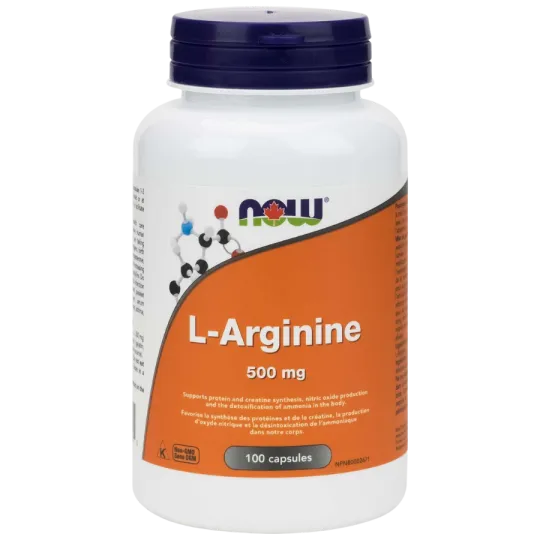 NOW Foods L-Arginine 500 mg, 100 Capsules | 每天不同折扣, 全网最低价格 | 种类齐全的保健品店铺 VITASHOP, 只有你想不到, 没有你买不到 !
