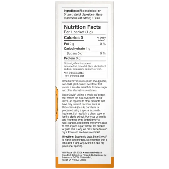 Stevia Extract Packets 1g*100 | Safest & Easiest Shopping Vitamins Online | VITASHOP