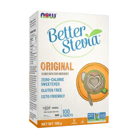 NOW Foods Stevia Extract Packets 1g*100 | Unbeatable Prices, Daily Deals | VITASHOP