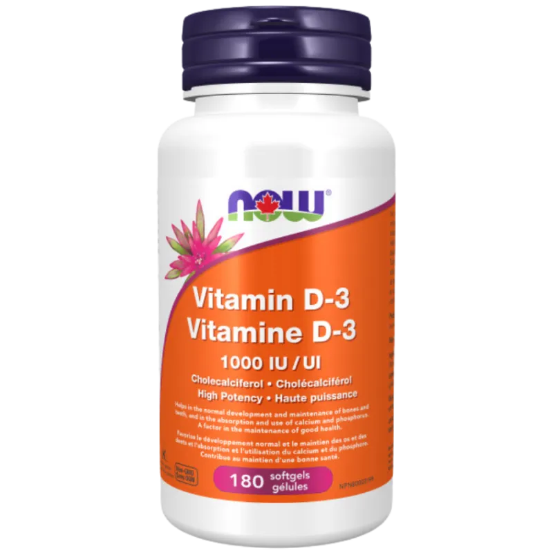 NOW Foods 나우 푸드 비타민 D-3 1,000 IU 180 소프트젤 | 매일 업데이트되는 특가 상품 | VITASHOP