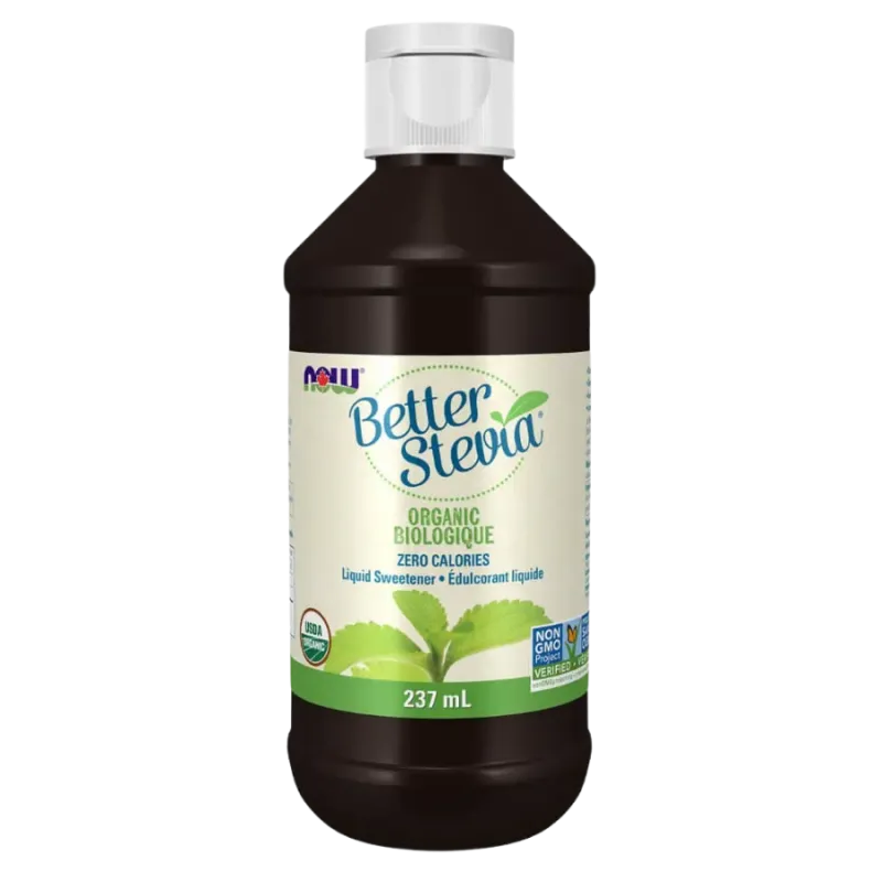 NOW Foods Organic BetterStevia Liquid, 237 mL | Unbeatable Prices, Daily Deals | VITASHOP