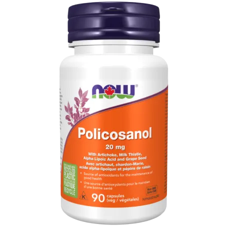 NOW Foods 나우 푸드 폴리코사놀 20mg, 식물성 캡슐 90정 | 매일 업데이트되는 특가 상품 | VITASHOP