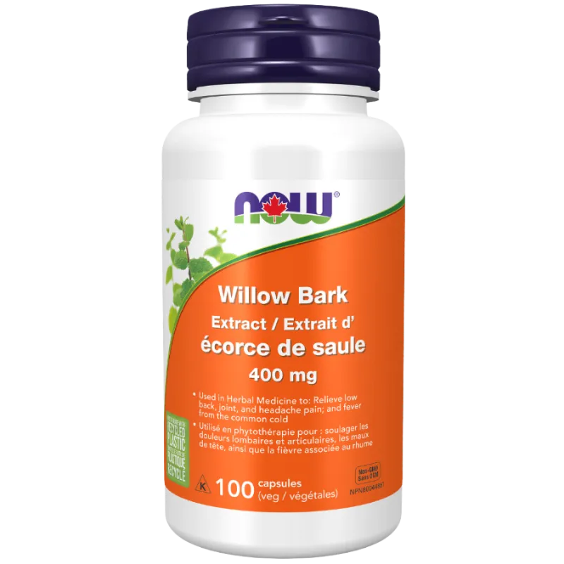 NOW Foods White Willow 400 mg, 100 Capsules | 每天不同折扣, 全网最低价格 | 种类齐全的保健品店铺 VITASHOP, 只有你想不到, 没有你买不到 !
