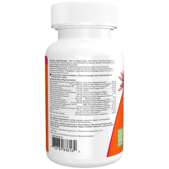 NOW Foods 나우 푸드 아마 오일 함유 액상 멀티 젤, 60 소프트젤 | 매일 업데이트되는 특가 상품 | VITASHOP