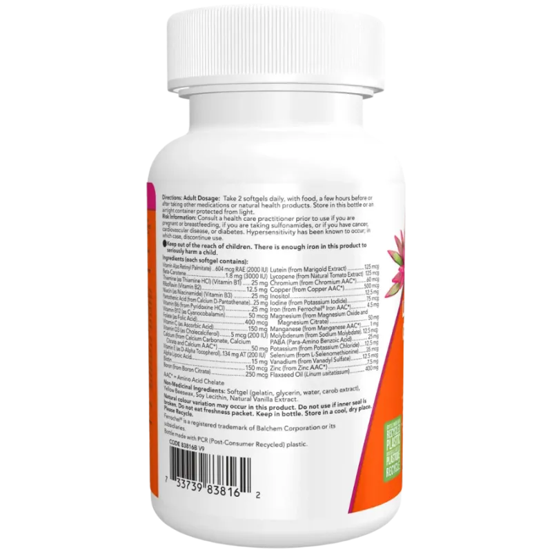 Multi Gels Liquides à l’Huile de Lin, 60 Softgels | Safest & Easiest Shopping Vitamins Online | VITASHOP