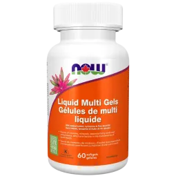 Multi Gels Liquides à l’Huile de Lin, 60 Softgels | Safest & Easiest Shopping Vitamins Online | VITASHOP