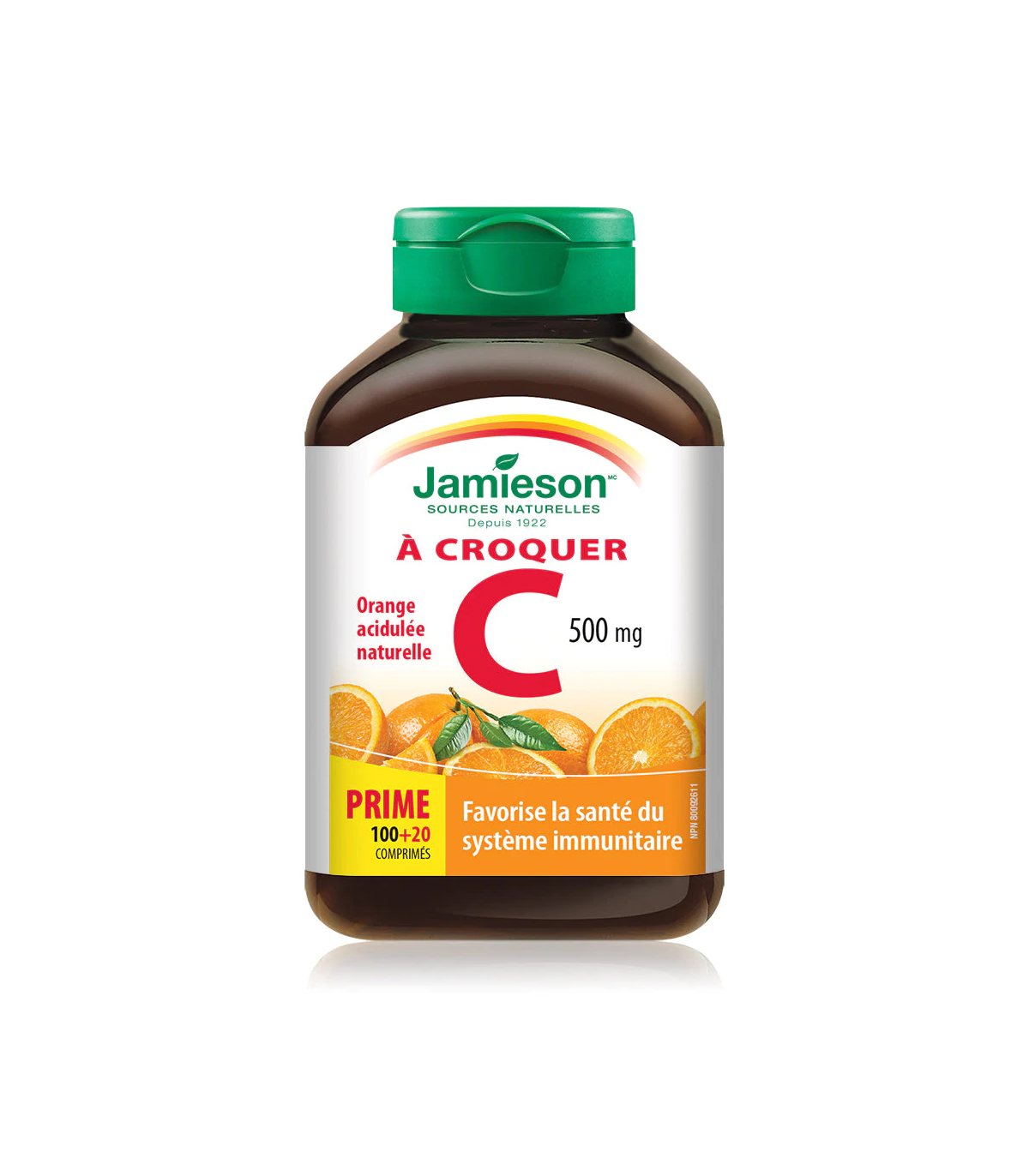 Vitamin C 500 mg Tangy Orange 100+20 Free Chewable Tablets | Safest & Easiest Shopping Vitamins Online | VITASHOP