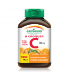 Jamieson 维生素C 香橙味 500 毫克 100+20 片 (赠送) 咀嚼片 | 每天不同折扣, 全网最低价格 | 种类齐全的保健品店铺 VITASHOP, 只有你想不到, 没有你买不到 !