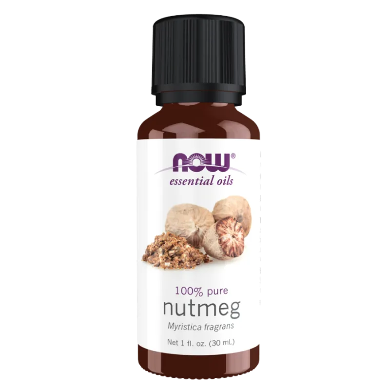 NOW Foods Nutmeg Oil, 30 mL | 每天不同折扣, 全网最低价格 | 种类齐全的保健品店铺 VITASHOP, 只有你想不到, 没有你买不到 !