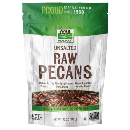 NOW Foods Raw Pecans, 340 g | 每天不同折扣, 全网最低价格 | 种类齐全的保健品店铺 VITASHOP, 只有你想不到, 没有你买不到 !