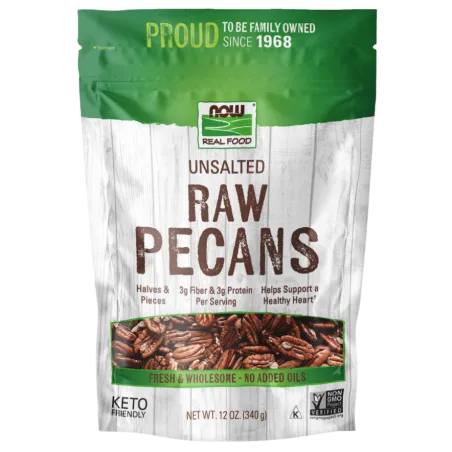 NOW Foods Raw Pecans, 340 g | 每天不同折扣, 全网最低价格 | 种类齐全的保健品店铺 VITASHOP, 只有你想不到, 没有你买不到 !