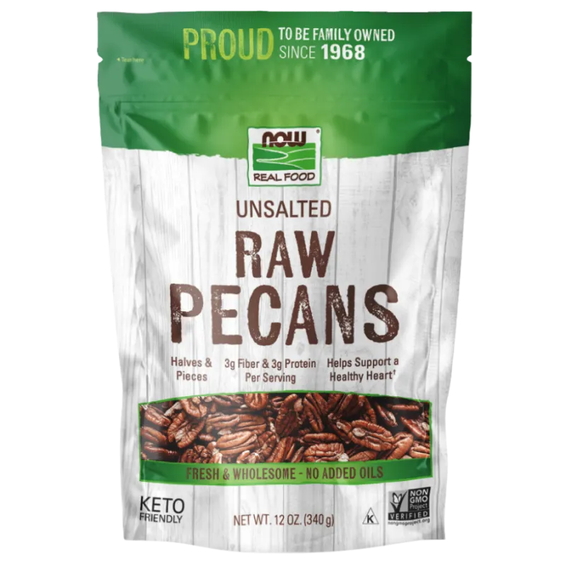 NOW Foods Raw Pecans, 340 g | 每天不同折扣, 全网最低价格 | 种类齐全的保健品店铺 VITASHOP, 只有你想不到, 没有你买不到 !