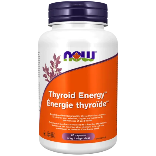 NOW Foods Thyroid Energy, 90 Capsules | 每天不同折扣, 全网最低价格 | 种类齐全的保健品店铺 VITASHOP, 只有你想不到, 没有你买不到 !