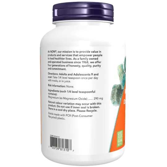 NOW Foods Magnesium Oxide Powder, 227 g | Unbeatable Prices, Daily Deals | VITASHOP