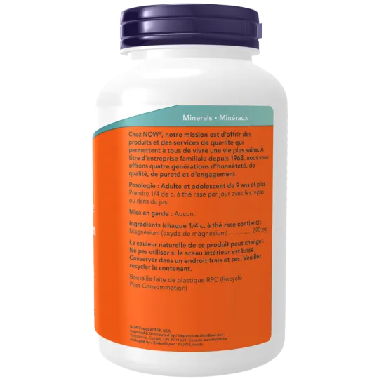 NOW Foods Magnesium Oxide Powder, 227 g | Unbeatable Prices, Daily Deals | VITASHOP