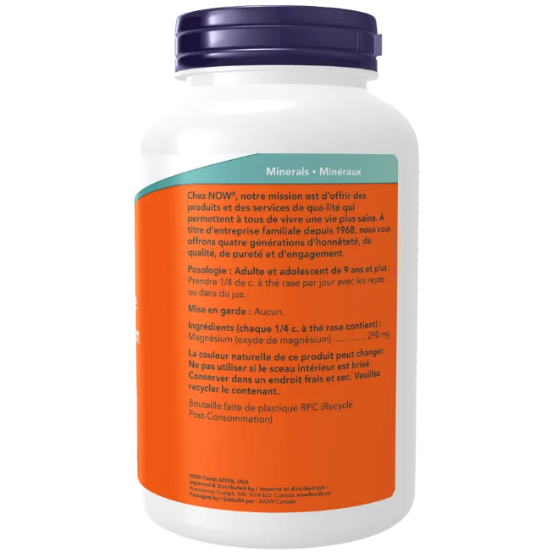 Poudre d’oxyde de magnésium, 227 g | Safest & Easiest Shopping Vitamins Online | VITASHOP
