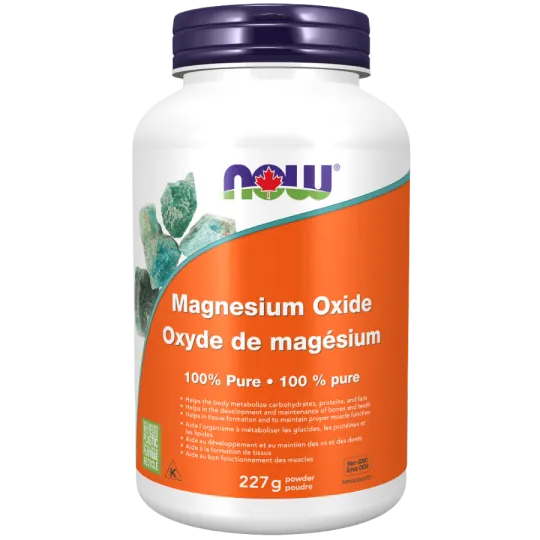 Poudre d’oxyde de magnésium, 227 g | Safest & Easiest Shopping Vitamins Online | VITASHOP