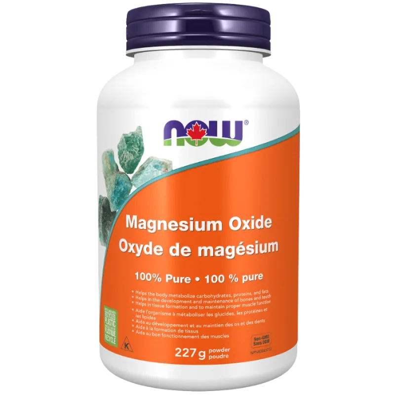 NOW Foods Magnesium Oxide Powder, 227 g | Unbeatable Prices, Daily Deals | VITASHOP