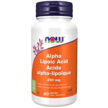 Acide alpha-lipoïque 250 mg, 60 gélules | Safest & Easiest Shopping Vitamins Online | VITASHOP