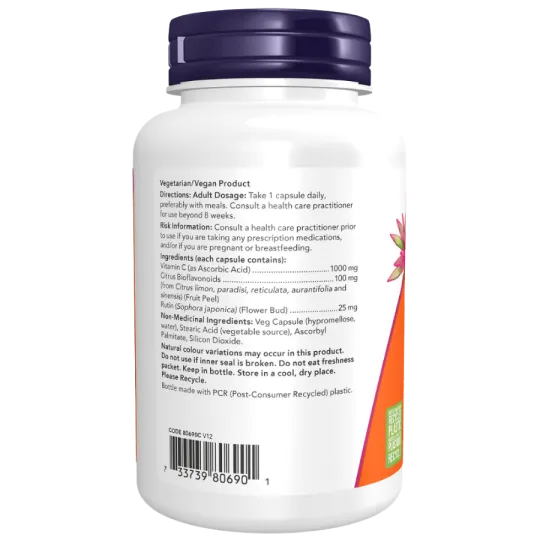 C-1000 avec 100 mg de bioflavonoïdes, 100 gélules | Safest & Easiest Shopping Vitamins Online | VITASHOP