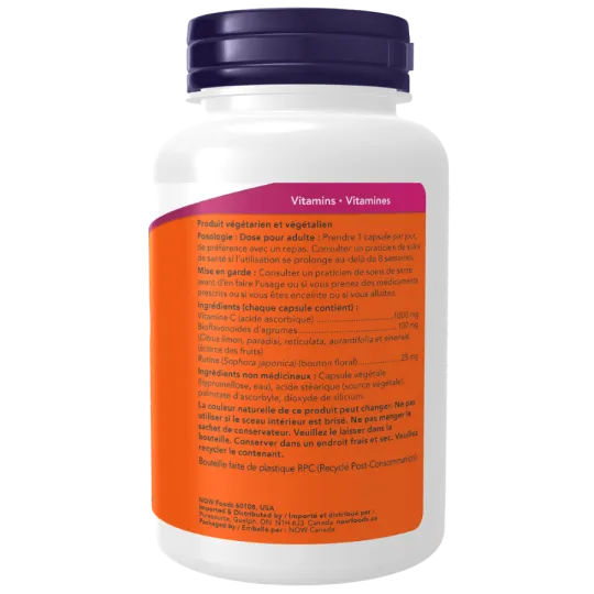 NOW Foods C-1000 with 100 mg Bioflavonoids, 100 Capsules | 每天不同折扣, 全网最低价格 | 种类齐全的保健品店铺 VITASHOP, 只有你想不到, 没有你买不到 !
