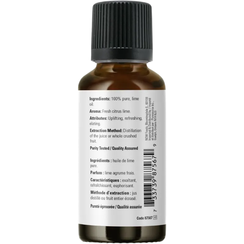 NOW Foods Lime Oil, 30 mL | Unbeatable Prices, Daily Deals | VITASHOP