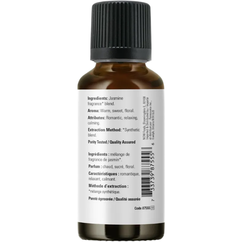 Huile de parfum de jasmin, 30 mL | Safest & Easiest Shopping Vitamins Online | VITASHOP