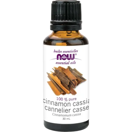 NOW Foods Cinnamon Cassia Oil, 30 mL | 每天不同折扣, 全网最低价格 | 种类齐全的保健品店铺 VITASHOP, 只有你想不到, 没有你买不到 !