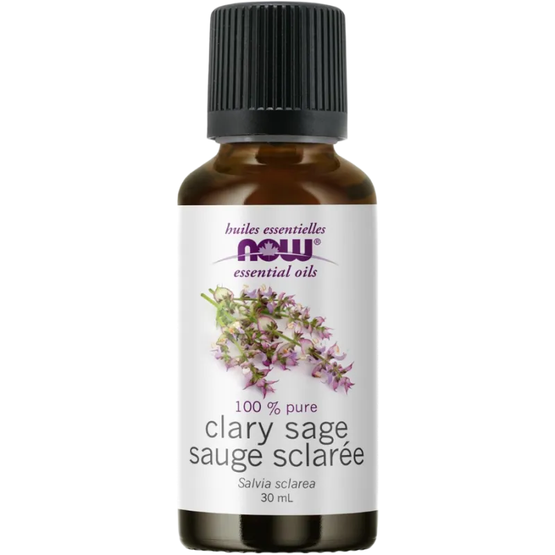 Huile de sauge sclarée, 30 mL | Safest & Easiest Shopping Vitamins Online | VITASHOP