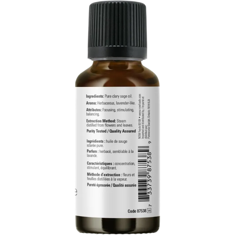 NOW Foods 나우 푸드 클라리 세이지 오일, 30mL | 매일 업데이트되는 특가 상품 | VITASHOP