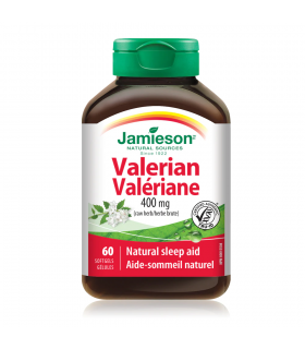 Jamieson Valerian Root 400 mg 60 Softgels | 每天不同折扣, 全网最低价格 | 种类齐全的保健品店铺 VITASHOP, 只有你想不到, 没有你买不到 !