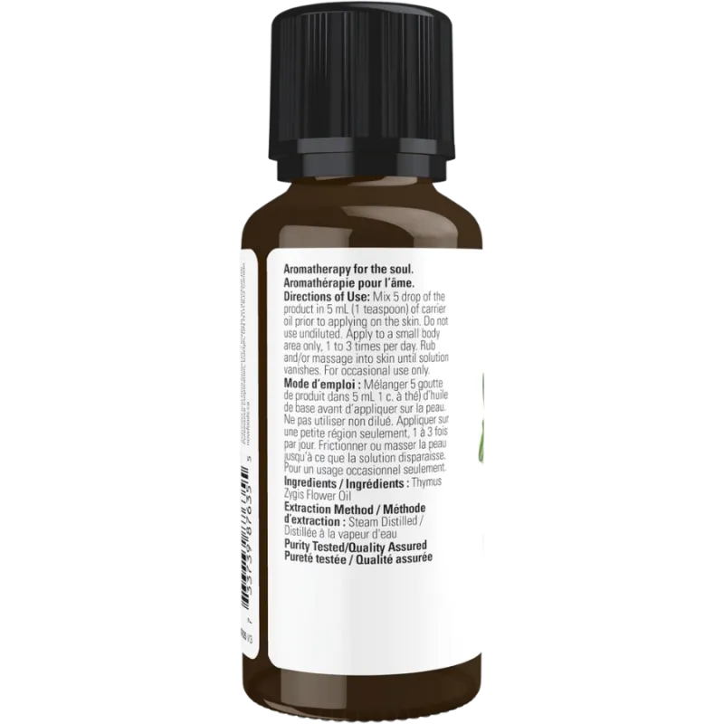 Huile de thym blanc, 30 mL | Safest & Easiest Shopping Vitamins Online | VITASHOP