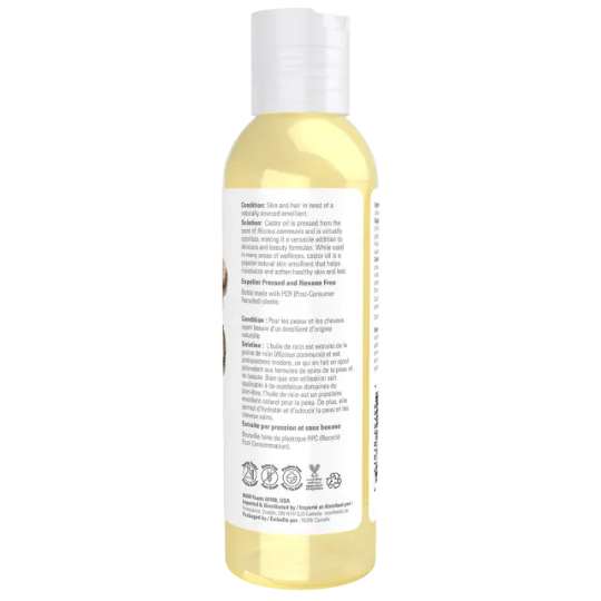 NOW Foods Castor Oil, 118 mL | Unbeatable Prices, Daily Deals | VITASHOP