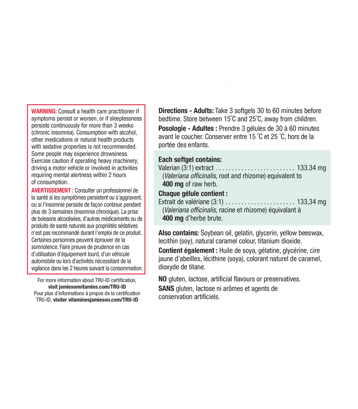 Jamieson 자미에슨 쥐오줌풀 뿌리 400 mg 60 소프트젤 | 매일 업데이트되는 특가 상품 | VITASHOP