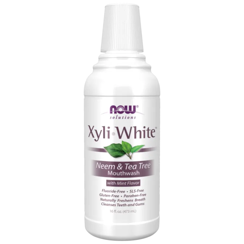 NOW Foods 나우 푸드 Xyliwhite Neem & Tea Tree 구강청결제, 473mL | 매일 업데이트되는 특가 상품 | VITASHOP
