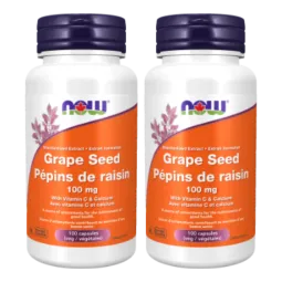 Extrait de pépins de raisin 100 mg, 100 gélules végétales | Safest & Easiest Shopping Vitamins Online | VITASHOP