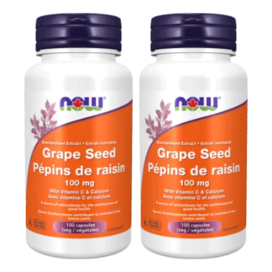 NOW Foods Grape Seed Extract 100 mg, 100 Veg Capsules | Unbeatable Prices, Daily Deals | VITASHOP