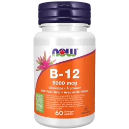 NOW Foods B-12 5000 mcg, 60 Lozenges | 每天不同折扣, 全网最低价格 | 种类齐全的保健品店铺 VITASHOP, 只有你想不到, 没有你买不到 !