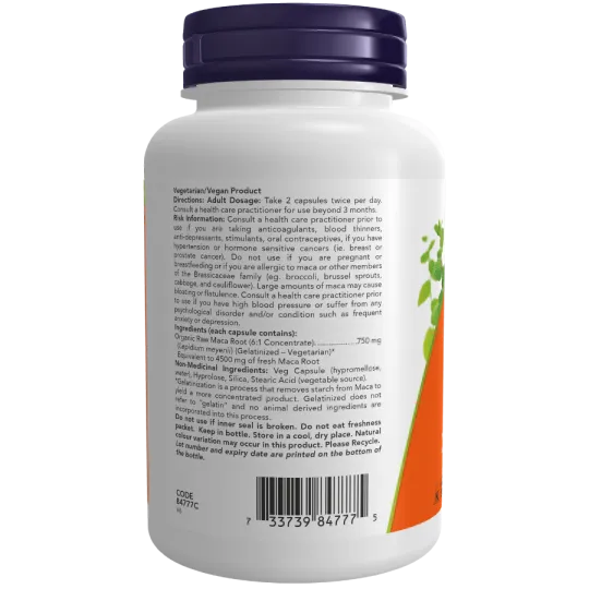 NOW Foods 나우 푸드 마카 추출물 750mg, 식물성 캡슐 90정 | 매일 업데이트되는 특가 상품 | VITASHOP