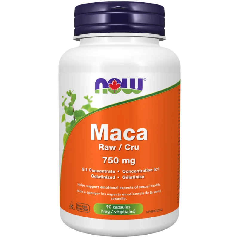 Extrait de Maca 750 mg, 90 gélules végétales | Safest & Easiest Shopping Vitamins Online | VITASHOP