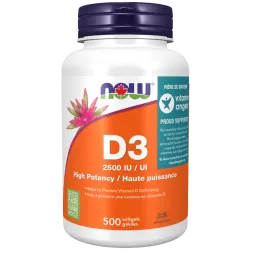 NOW Foods Vitamin D3 2500 IU 500 Softgels | 每天不同折扣, 全网最低价格 | 种类齐全的保健品店铺 VITASHOP, 只有你想不到, 没有你买不到 !